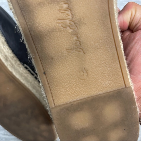 Sam Edelman Womens Catherine Platform Espadrille Cowhide Leather Shoes sz 9.5 M - Picture 7 of 11